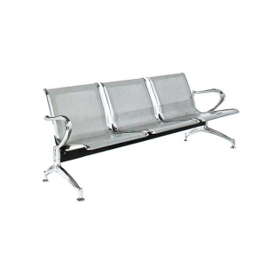 Ghế chờ 3 chỗ Inox