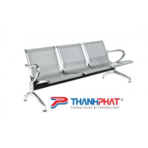 Ghế chờ 3 chỗ Inox