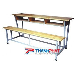 Bàn ghế học sinh 3 chỗ liên kết 